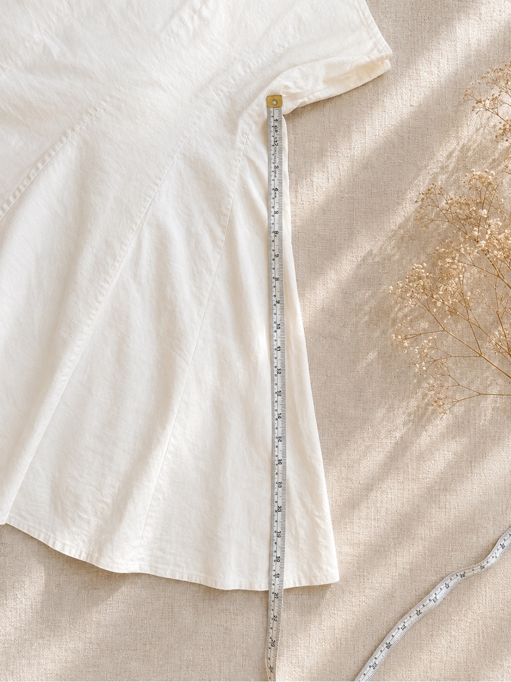 Theory Cream Sleeveless Fit-and-Flare Dress - Picture 6 of 7